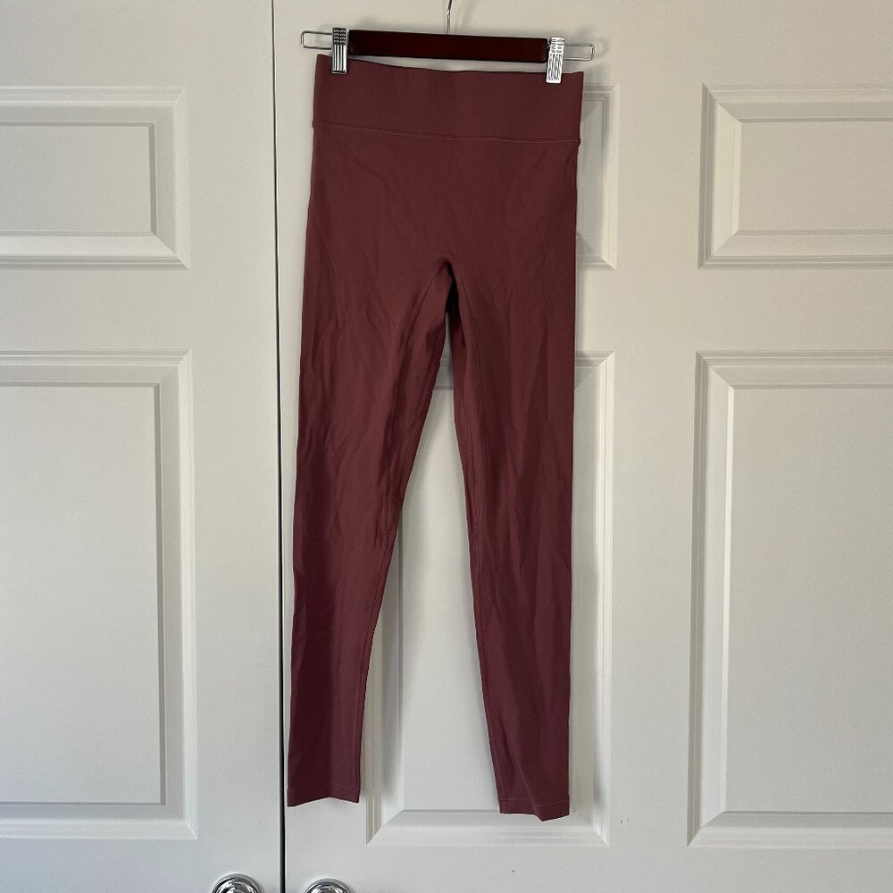 All Access Center Stage Leggings - Maroon XS
